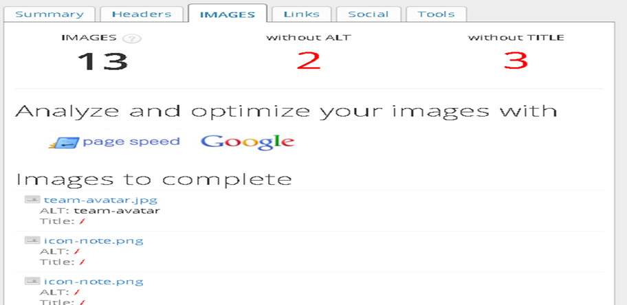   Image Optimization