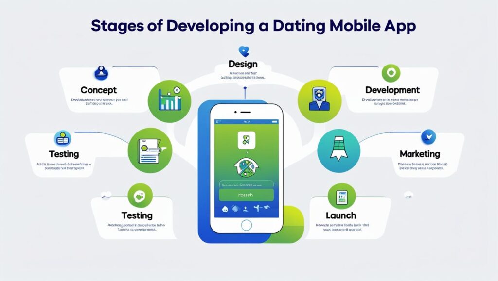 What Are The Stages of Developing a Dating Mobile App?