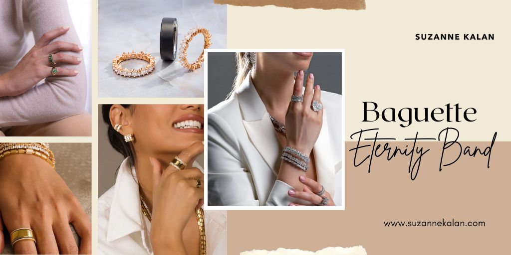 Wearing a Baguette Eternity Band Monday Through Sunday