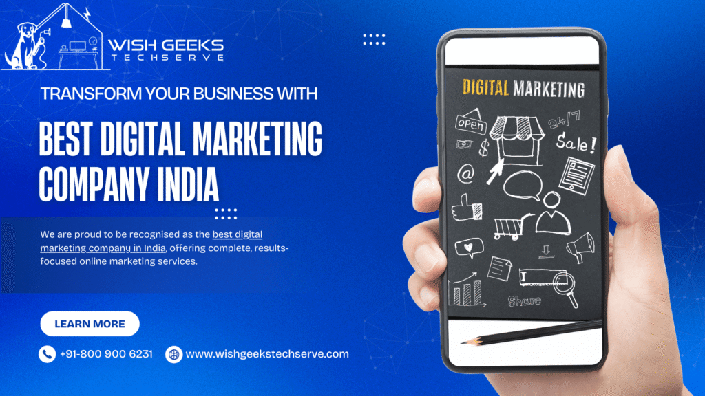 India’s Best Digital Marketing Company for SEO, PPC, Social, and Content Marketing Services: Wish Geeks Techserve