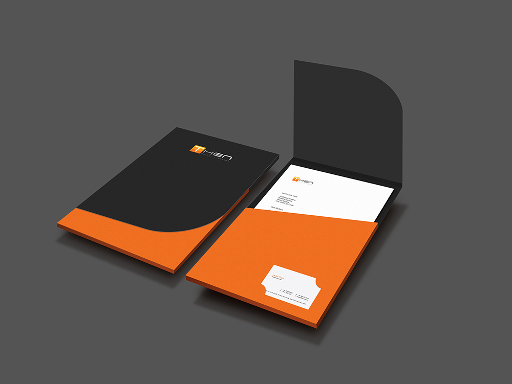 Custom Die Cut Folders