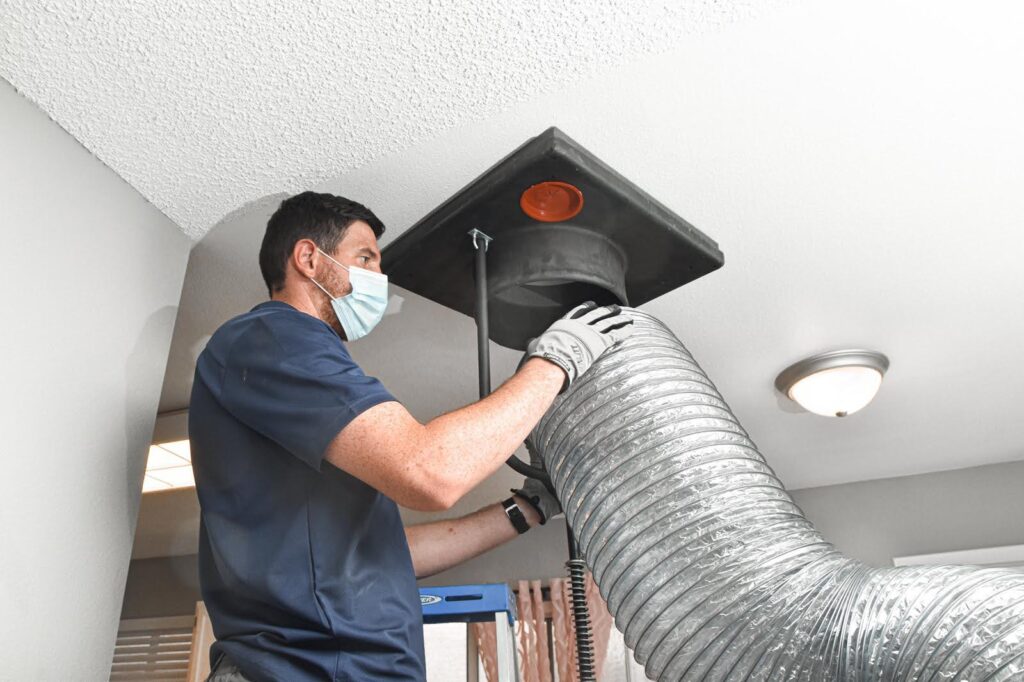Negative Pressure Air Duct Cleaning in Lakeville