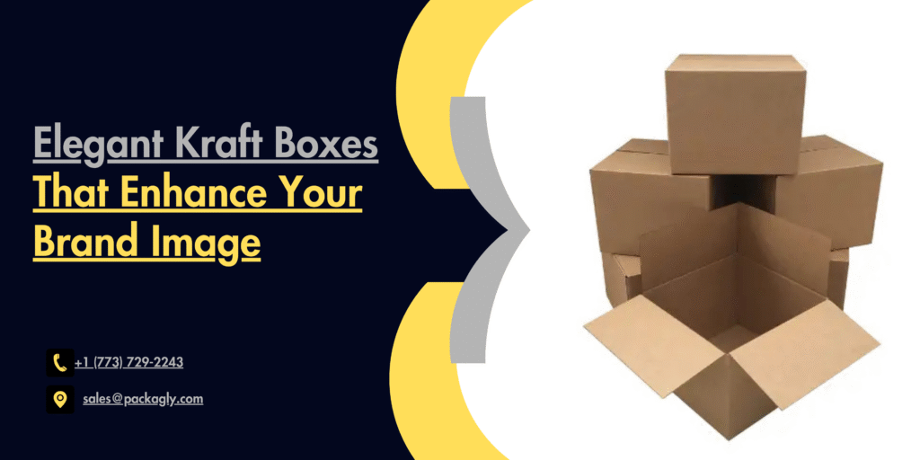 Elegant Kraft Boxes That Enhance Your Brand Image