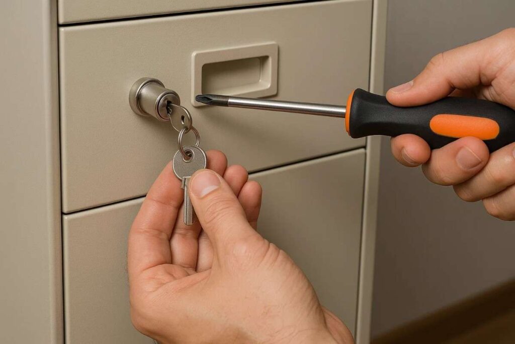 File Cabinet Lock Replacement