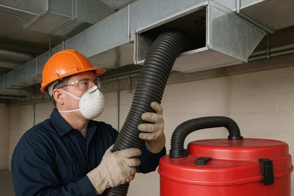 Negative Pressure Air Duct Cleaning