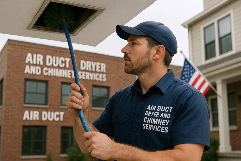 Professional Air Duct Dryer and Chimney Services improving home safety and air quality"