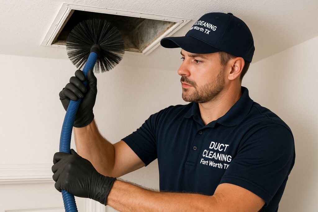 Professional duct cleaning Fort Worth TX improving air quality