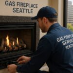 Gas Fireplace Service Seattle by professional technician ensuring safe and efficient heating.