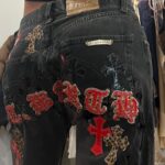 Chrome hearts jeans woman