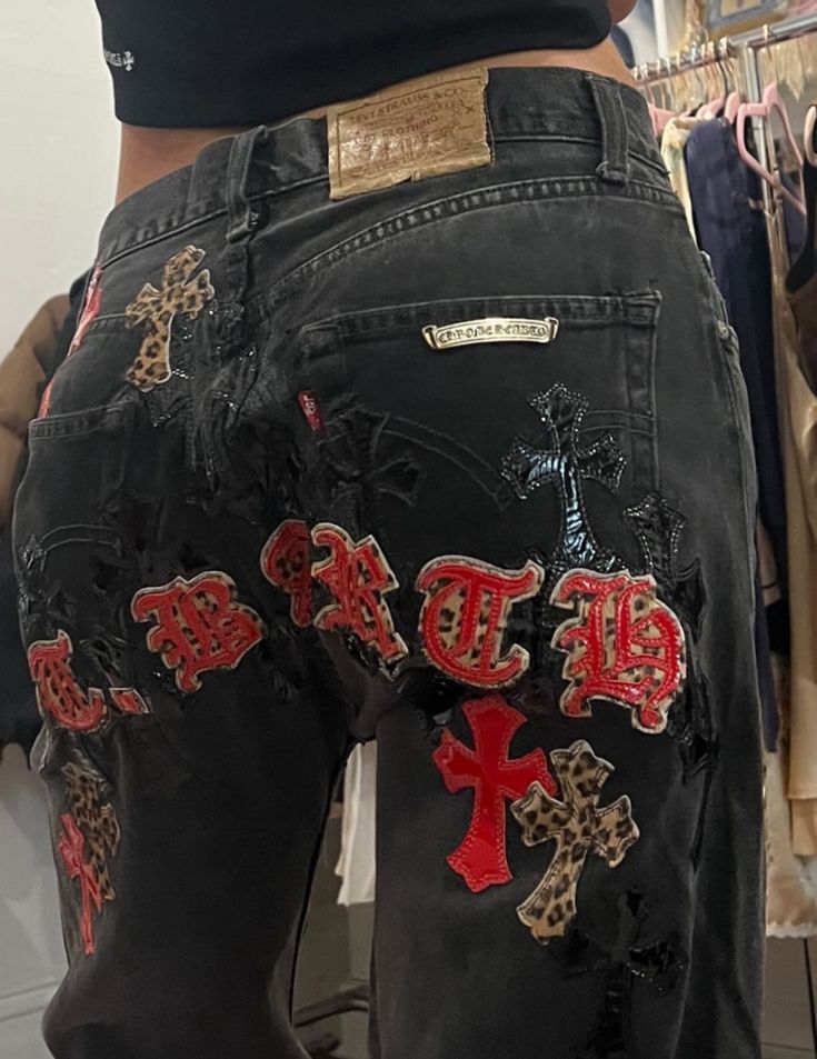 Chrome hearts jeans woman