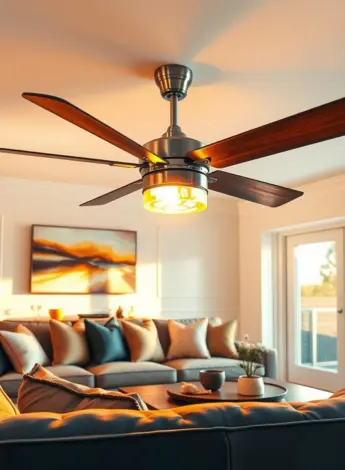 Contemporary Elegance: Enhance Modern Rooms with Harbor Breeze Fans