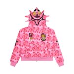 I Heart Glo Full Zip Hoodie (Pink)