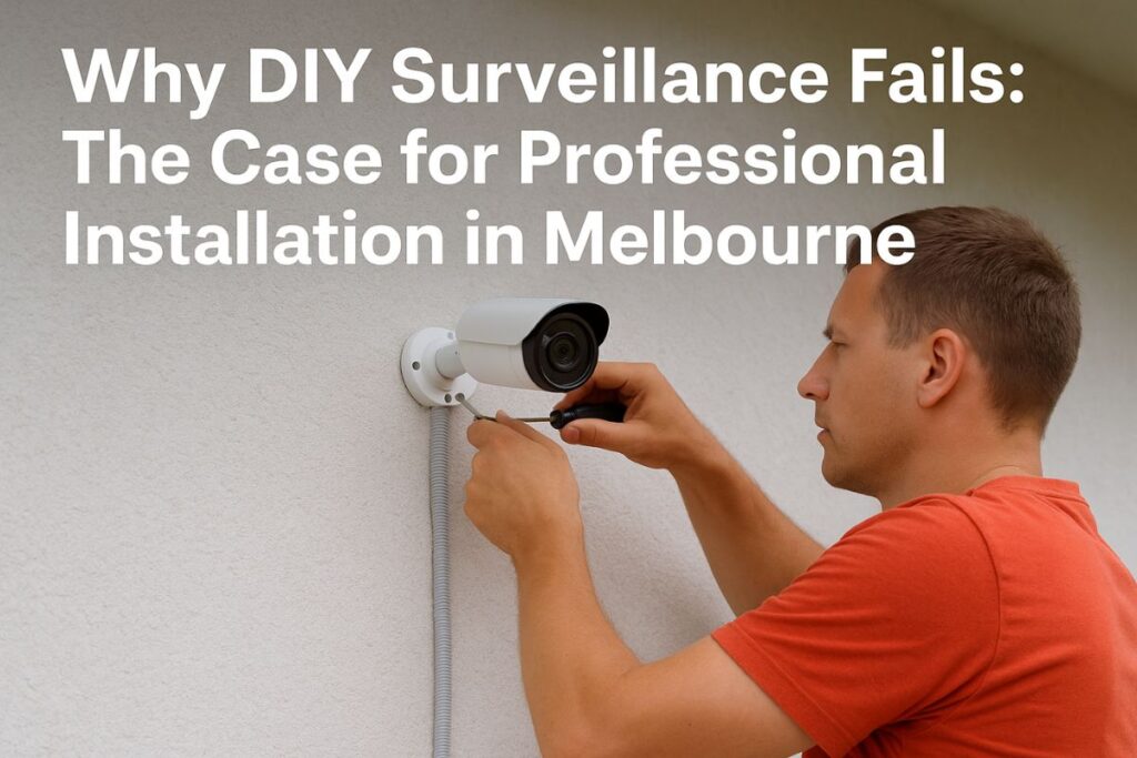 Why DIY Surveillance Fails: The Case for Professional Installation in Melbourne