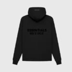 Black Essentials Hoodie