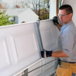 Installing garage door