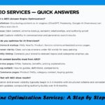Answer Engine Optimization Services: A Step by Step Overview