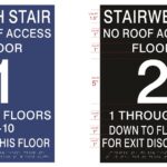 How Stairwell Signs Support Guests With Vision Loss